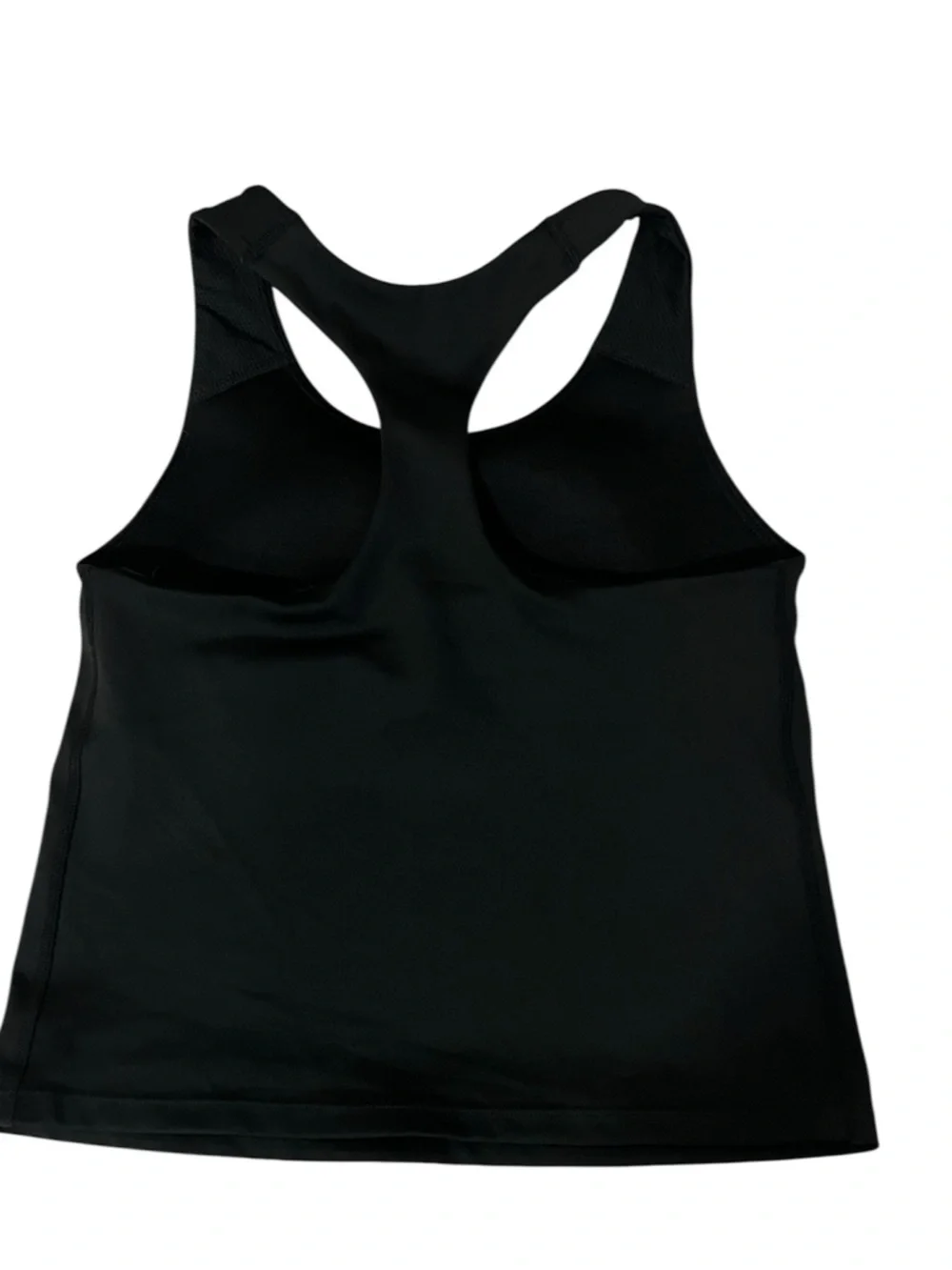 Nike dri fit Black Tank Top with White Swoosh size Medium